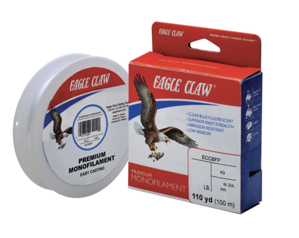 Eagle Claw Blue Monofilament Line ~ 110 yards per spool